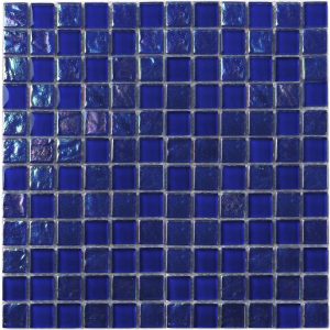 Mix di blu con iridescente